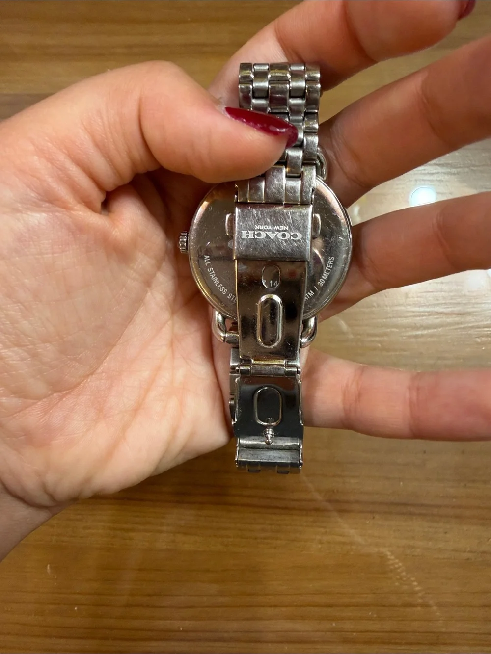 Coach Silver Links Watch